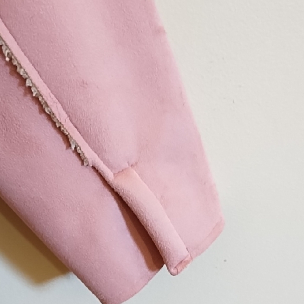 PINK SUEDE JACKET BT ESTUDIO. - Picture 6 of 13